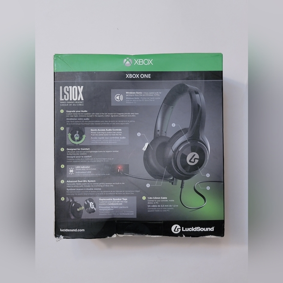 LucidSound LS10X Wired Stereo Gaming Headset with Mic for Xbox Series X|S - Blac - Picture 7 of 9